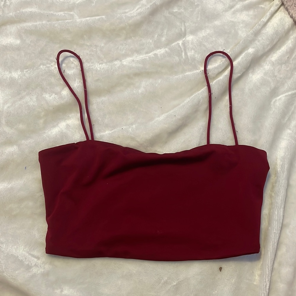 Red Crop Top
